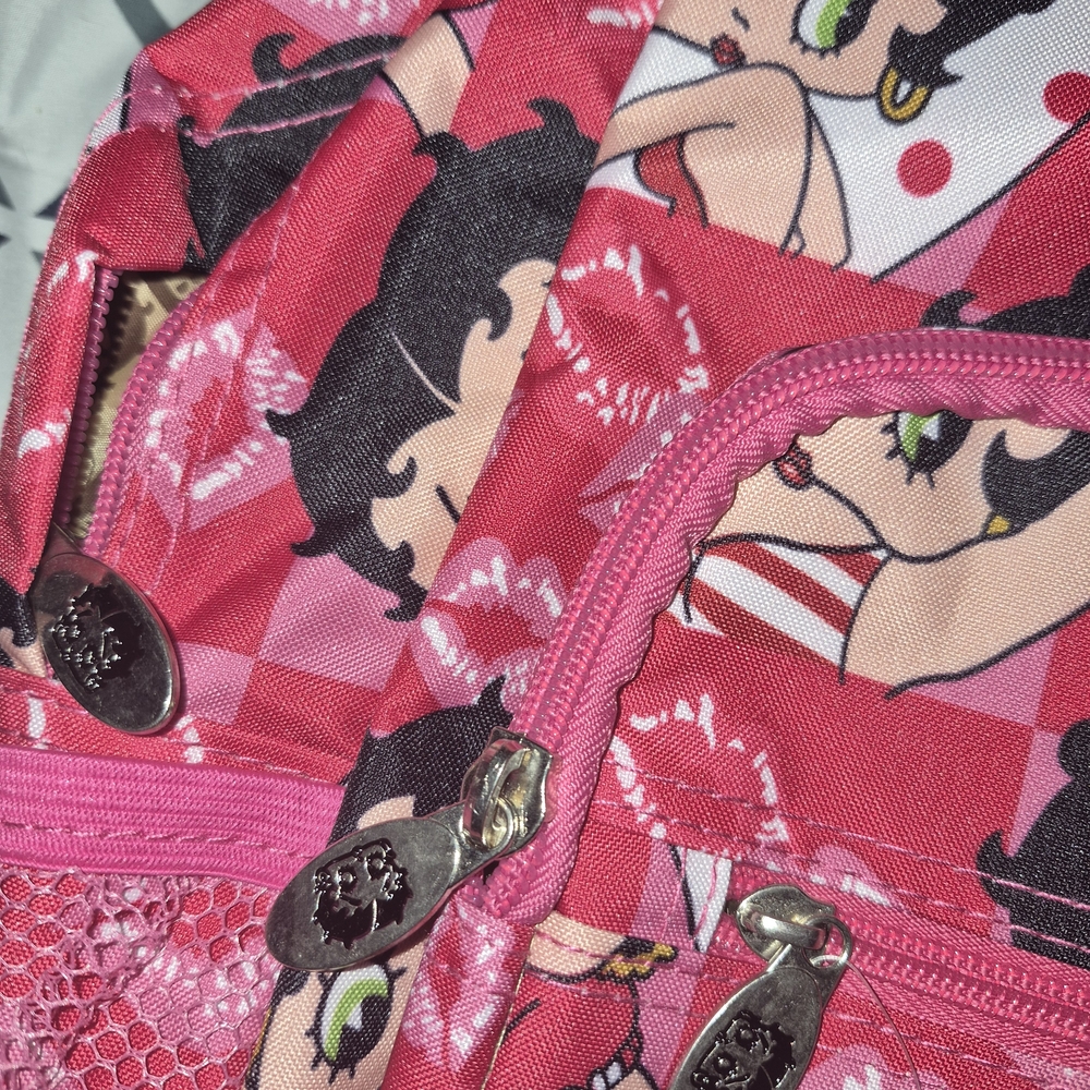 Betty Boop Pink Backpack Large - image 4
